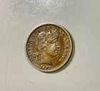 1907 USA Barber Dime nice original lightly  Circulated full Liberty & Band