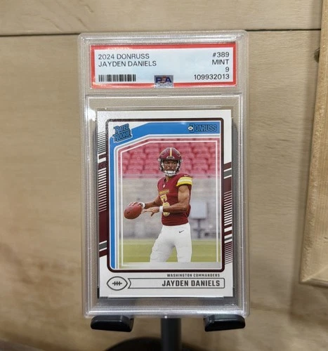 2024 Donruss Rated Rookie Base Jayden Daniels #389 PSA 9