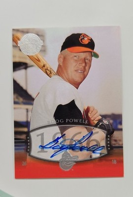 2004 Upper Deck Legends Timeless Teams - Boog Powell #9 Silver AUTO