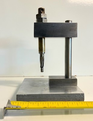 .336'' HSS Combination Countersink & Piloted Reamer w/Bushing Guide & BenchStand