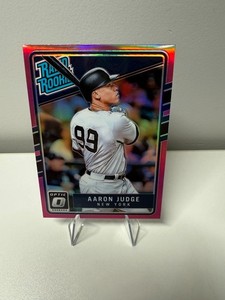 Aaron Judge 2017 Panini Donruss Optic Rated Rookie Pink Holo RC #38 Yankees