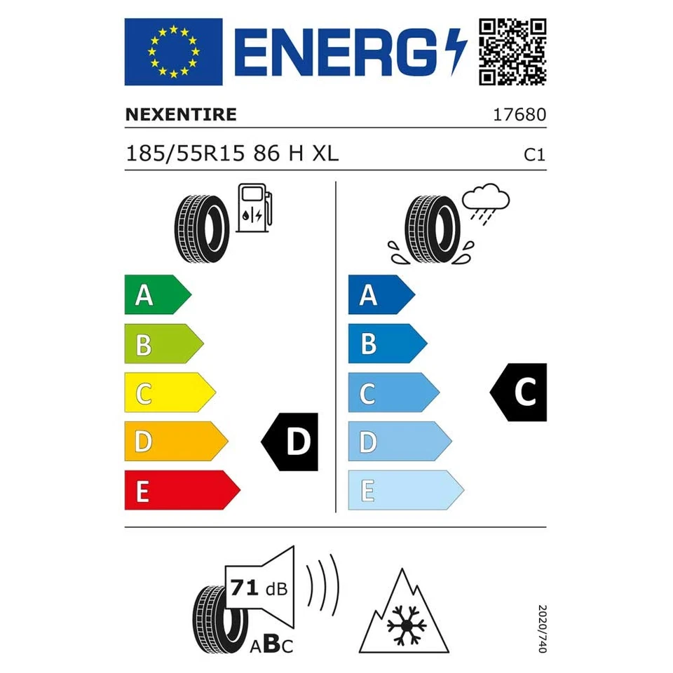 4 Winterräder Kompletträder 6x15 Skandic SWM für Toyota Aygo 185/55 R15 86H Nexe - Bild 2 von 4