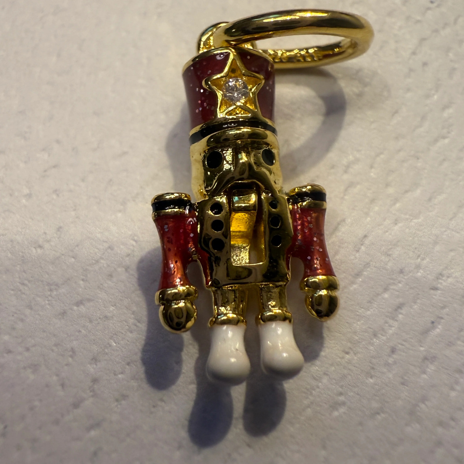 Authentic Pandora Moveable Nutcracker Dangle Char… - image 1