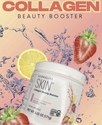 Herbalife SKIN Collagen Beauty Booster  -   Strawberry Lemonade, 6.03 oz