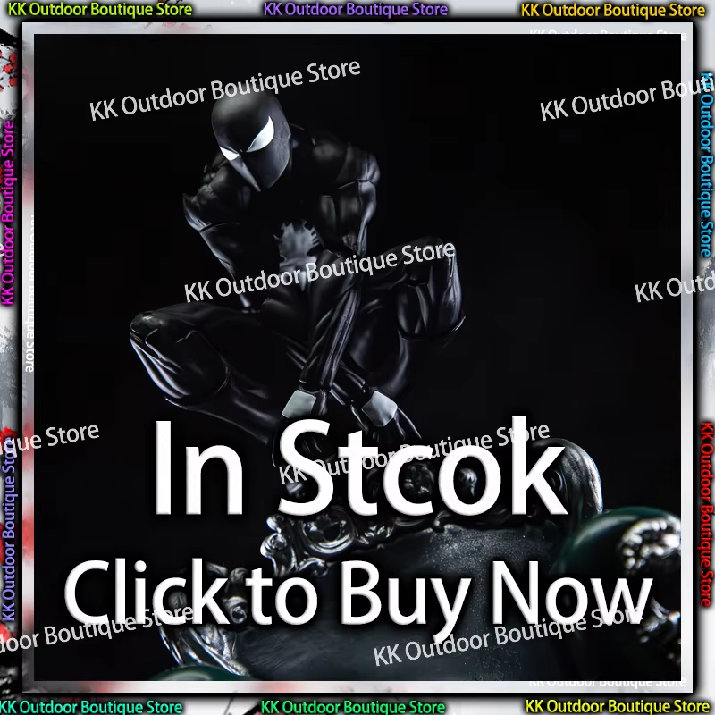 Mess Toys Spider-Man Action Figure - Symbiote Black Suit & Scarlet