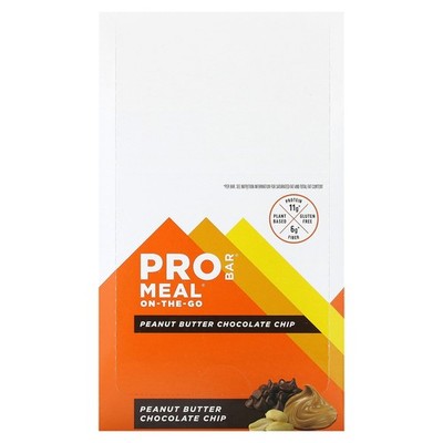 Meal On-The-Go, Peanut Butter Chocolate Chip, 12 Bars, 3 oz (85 g) Each