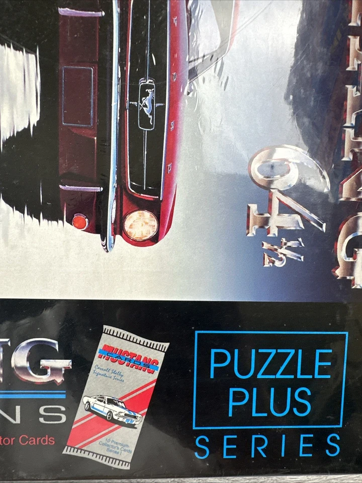 Vtg 1994 Springbok Mustang Reflections Jigsaw Puzzle 500 & Trading Cards Sealed - Image 3 of 4