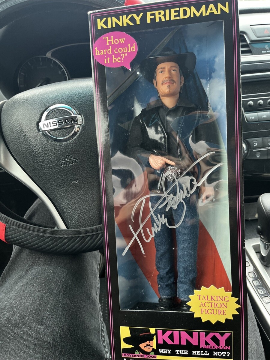 Kinky Friedman Signed Talking Action Figure | eBay