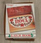 New ListingVintage Wonder Art Christmas Latch Hook Kit Noel 4576 Rug Caron Open Box