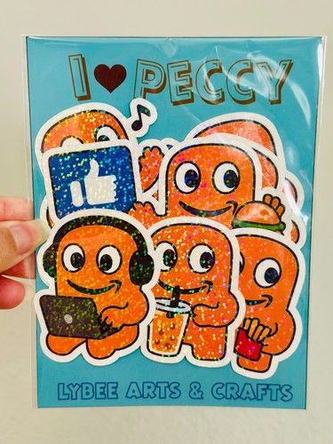 Amazon Peccy Holographic Stickers Laptop, Journal, Tumbler 8pcs Employee SWAG - Picture 5 of 7