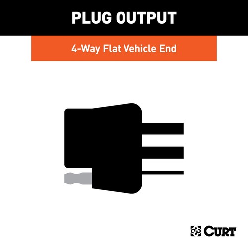 For 2010 Dodge Journey Trailer Hitch 4 Pin Wiring 2" Ball Fits All Curt 4K 2" - Picture 6 of 22