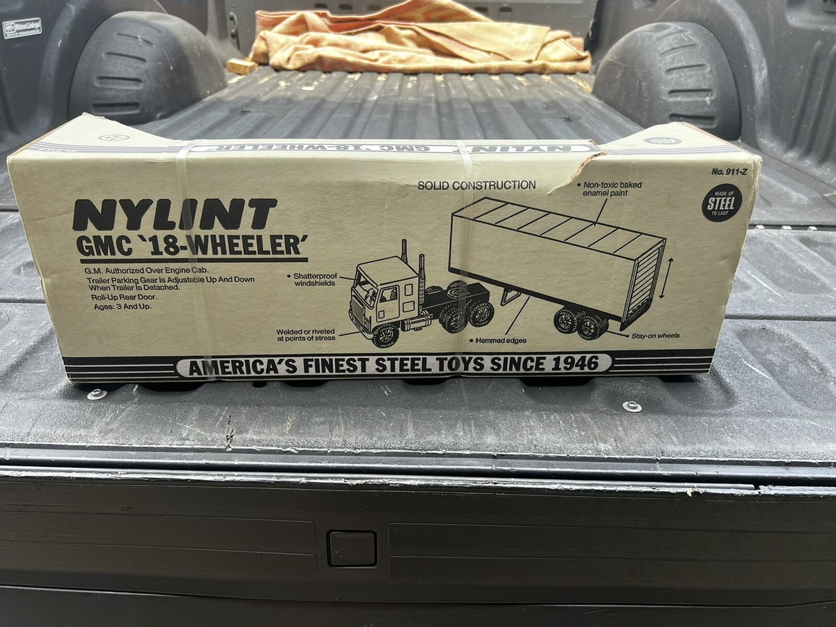 レトロ　NyLint ジャンボダンプカー　ビッグベン vintage NYLINT toy semi-truck 18 wheeler truck Pillsbury Best MIB