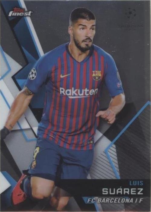 2018-19 Topps Finest UCL Luis Suárez #84 - 1 of 1