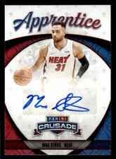 Max Strus 2021-22 Panini Chronicles #APP-MAX Apprentice Signatures Auto Red