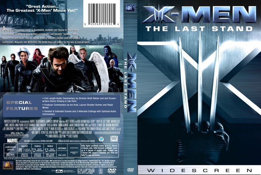 X-Men 3 - The Last Stand DVD Disk Only ~ No Art, Case or