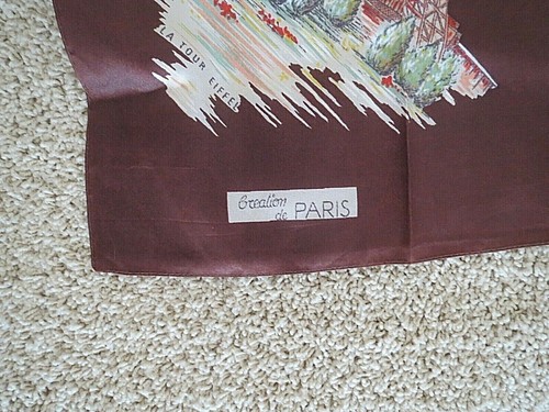 Vintage Paris Scarf #1931 - Picture 3 of 11