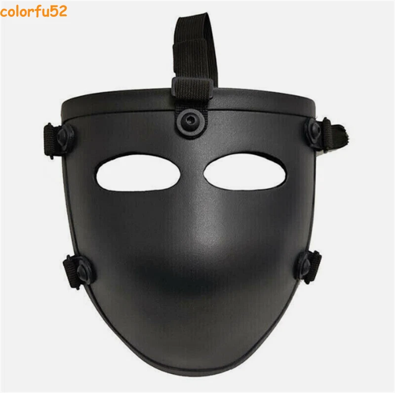 EN NOSOTROS! Máscara táctica a prueba de balas Level NIJ IIIA casco balístico media cara negro Foto 4 de 4