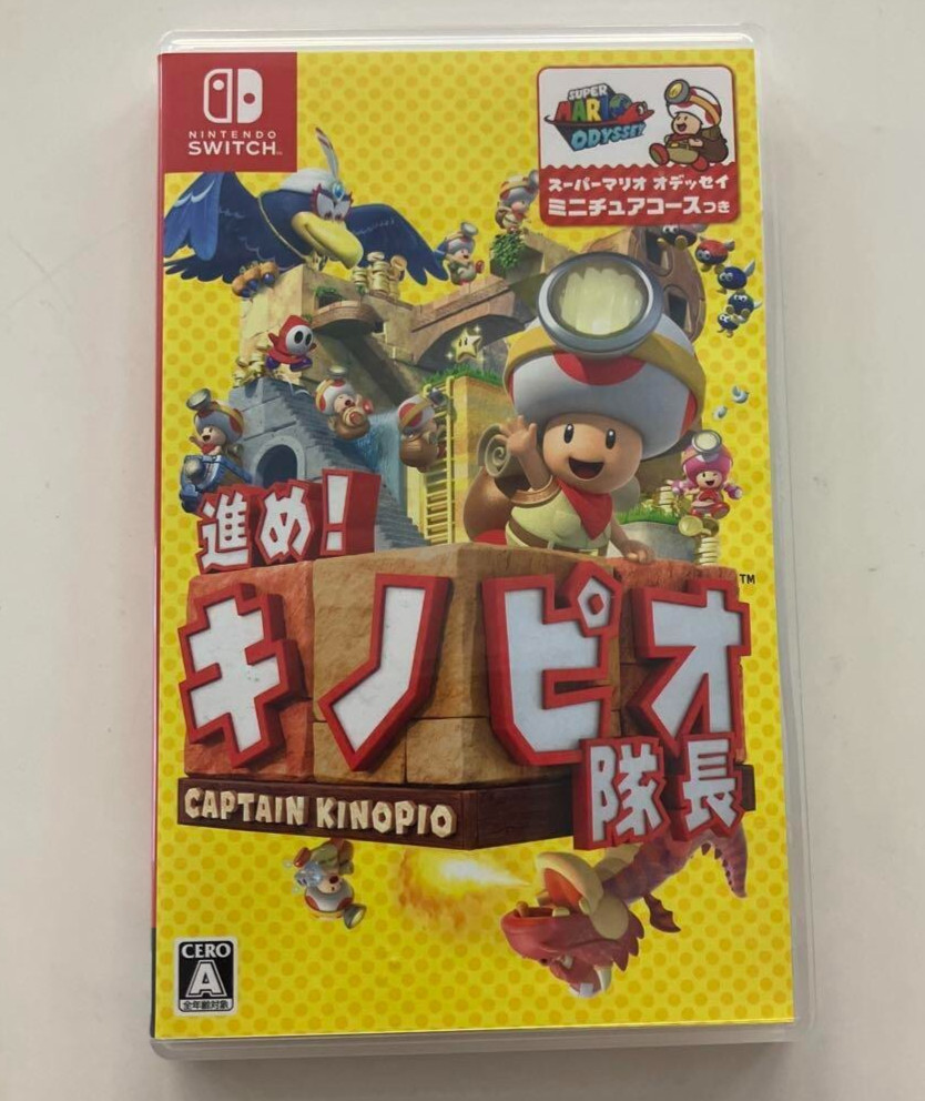 Go! Captain Toad Treasure Tracker Kinopio Nintendo Switch Japanese ver Tested