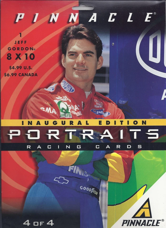  1997 PINNACLE PORTRAITS 8X10 SET OF 4 BRAND NEW JEFF GORDON - Image 4 of 4