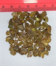 92 Carat Faceted Rough Quality Natural Sphene Lot From Pakistan Gemstone