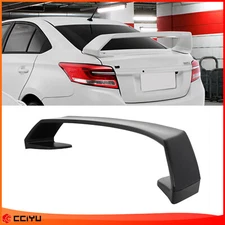 For 2014-2018 Toyota Yaris Sedan Trunk Rear Spoiler Black Pedestal Wing