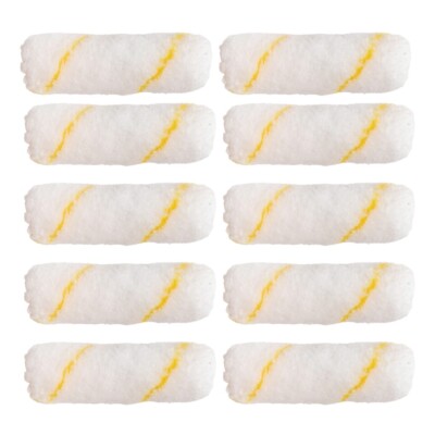 Pro Grade 4'' Mini Paint Rollers Cover Set Wall Painting Roller Naps 
