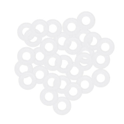 Silicone O-Rings 5.5mm OD, 2.5mm ID, 1.5mm Width, Seal Gasket White 30Pcs #