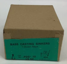 Water Gremlin PDS-10 Dipsey Swivel Sinkers 1/8 size Box Of 12 / 84 Total NIB