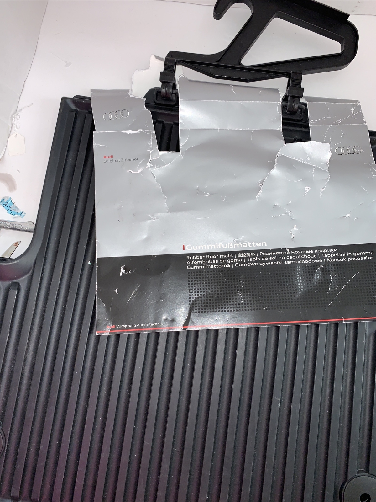 2010 AUDI A6 A7 REAR RUBBER FLOOR MATS 4GO 061 511 041 Black New Audi