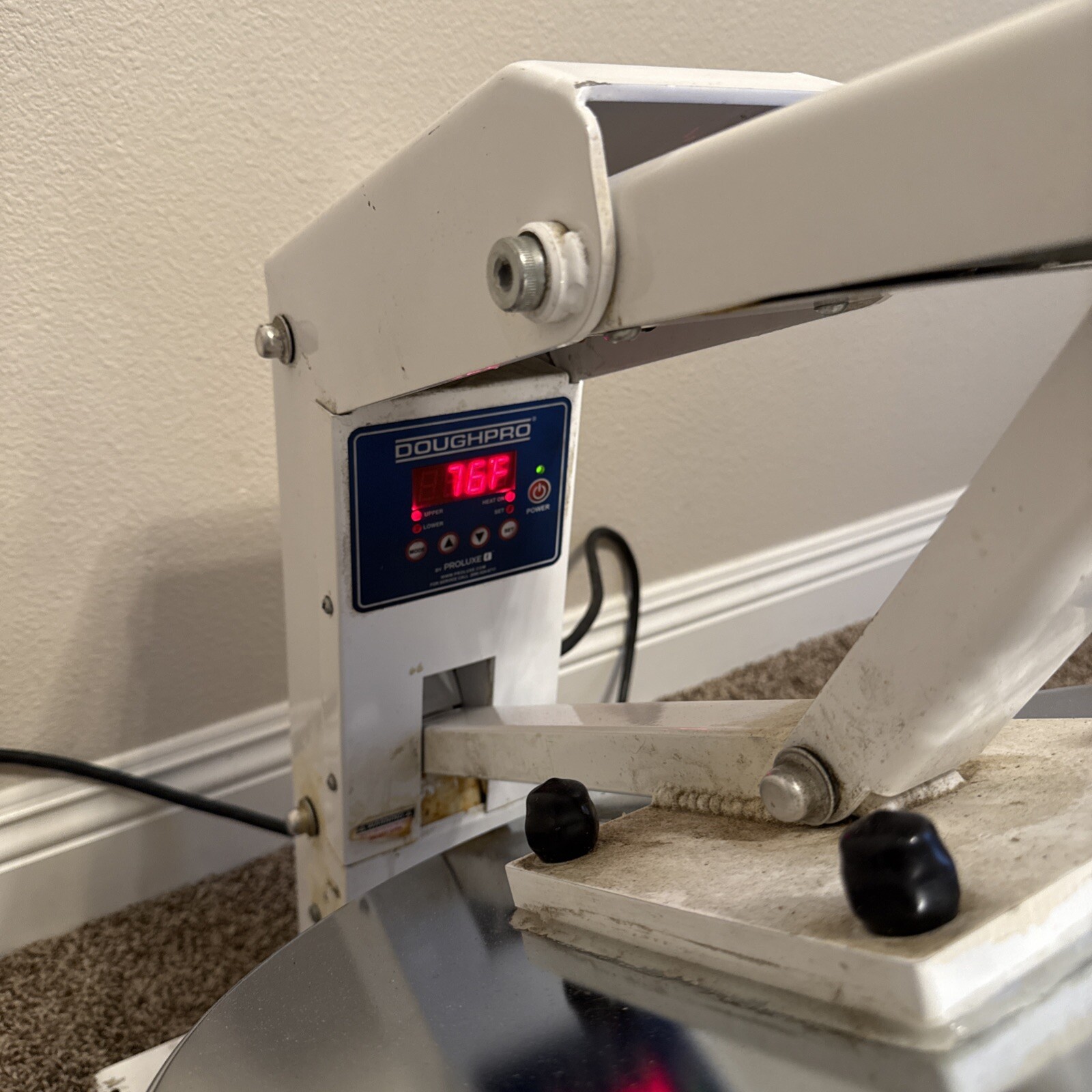 Proluxe DoughPro PP1818 Commercial Pizza Dough Manual Press Tortilla Warmer