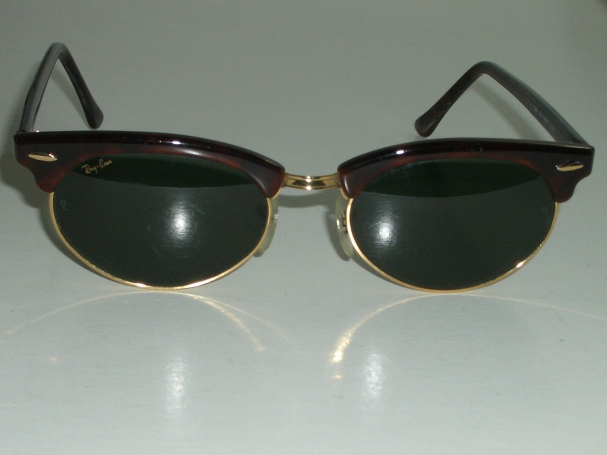 RayBan　CLUBMASTER OVAL ヴィンテージ Vintage B&L Ray Ban Oval Clubmaster Tortoise W1265 RB3