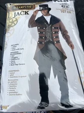 Steampunk Jack Men's Dapper Victorian Halloween Cosplay Costume - Standard #3057