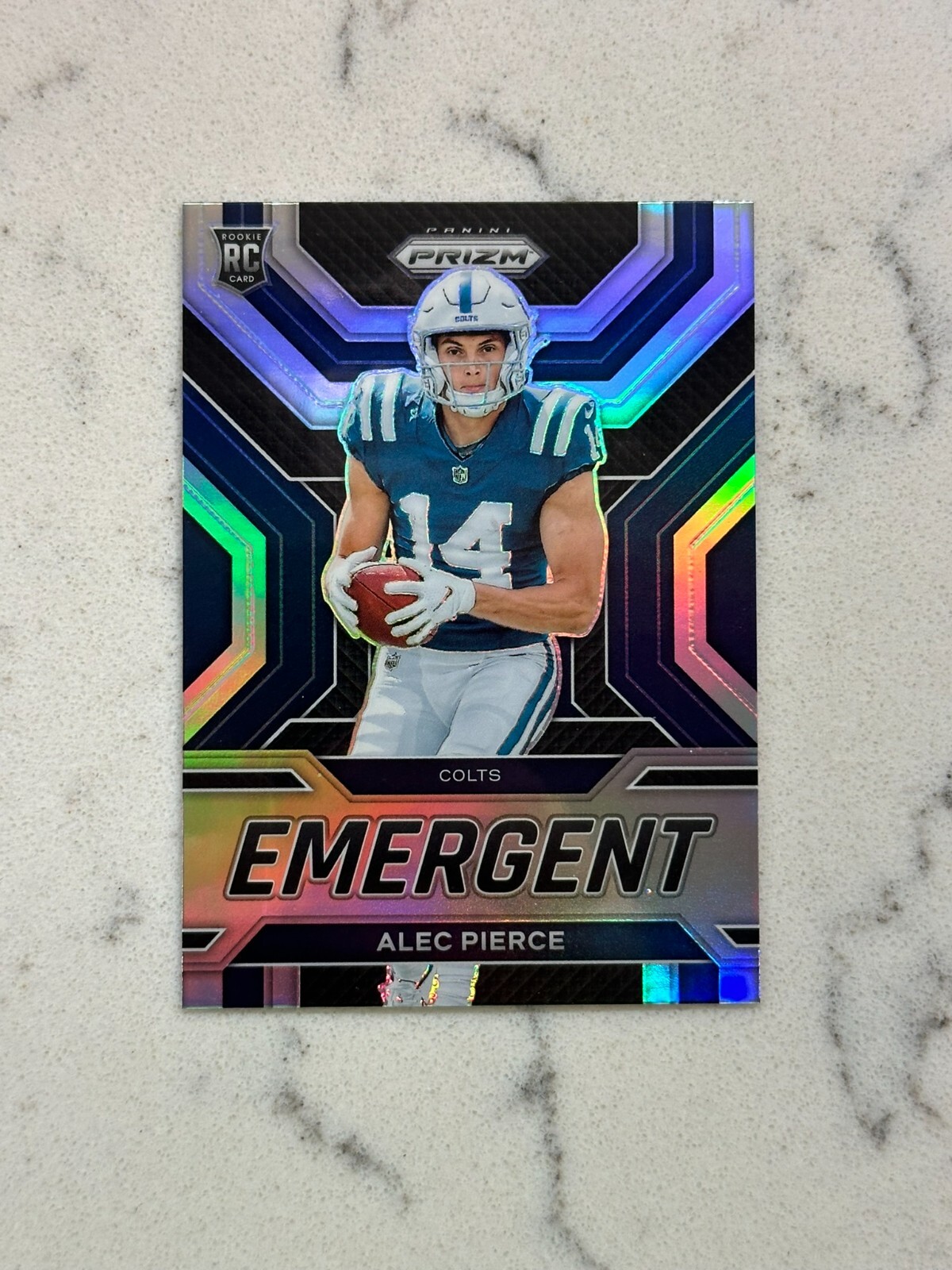 2022 Panini Prizm - Emergent #E-18 Alec Pierce (RC) silver colts rookie