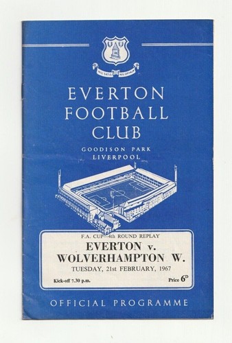 Everton 1966/67 Home FA Cup Programmes from menu complete with tokens - Picture 3 of 3