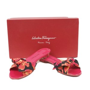 ferragamo floral slides