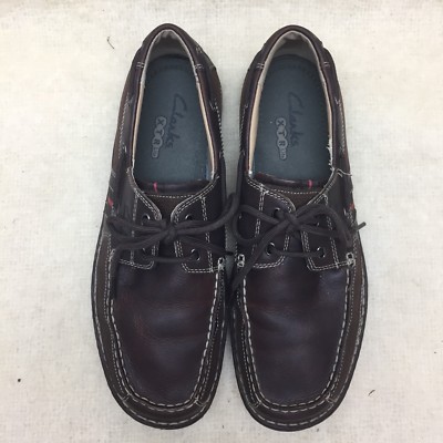Clarks XTR Lite-Mens Dk Brown Leather Lace Shoes W/ Insoles  display picture 1