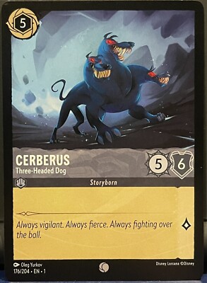 2023 Disney Lorcana The First Chapter #176 Cerberus - Three-Headed Dog