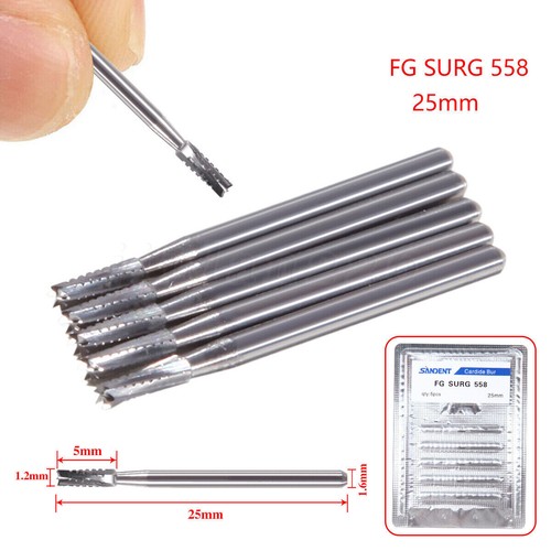 1/5/10 Dental (Surgical) FG Tungsten Carbide Burs Round For High Speed Handpiece - Picture 229 of 233