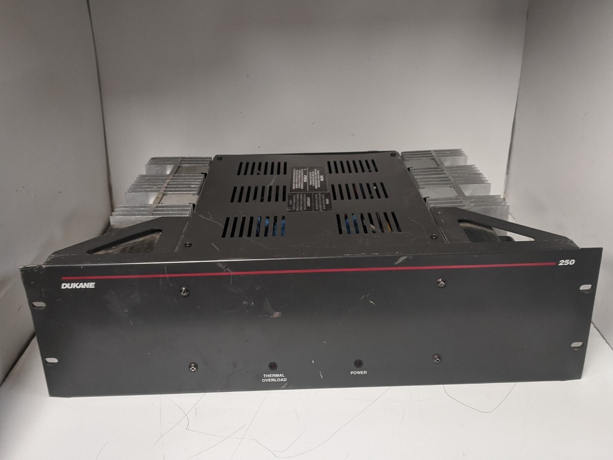Dukane 250 Amplifier 250 1A4250 250 280w industrial paging amp