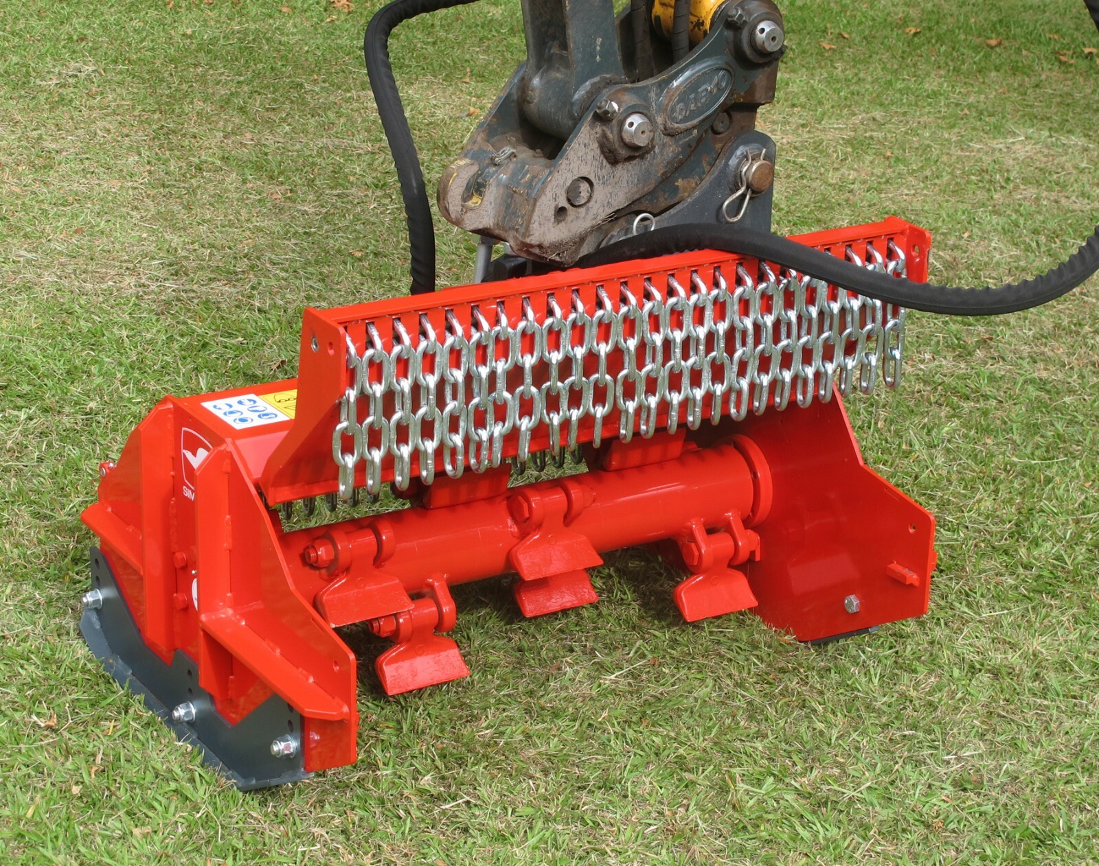 Simatech Flail Mulcher for 1.73.5 T Excavator DHL 80 with front door eBay