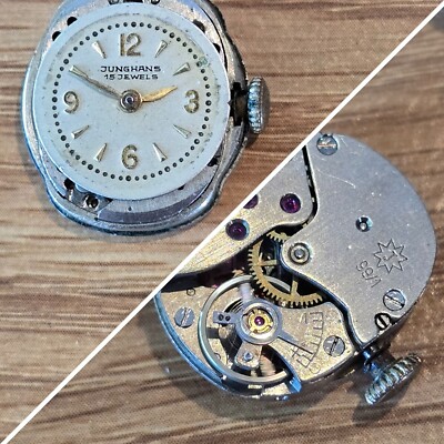 Junghans 15 Jewel Walz Gold Double 20 Mikron Edelstahl-Boden 99/1