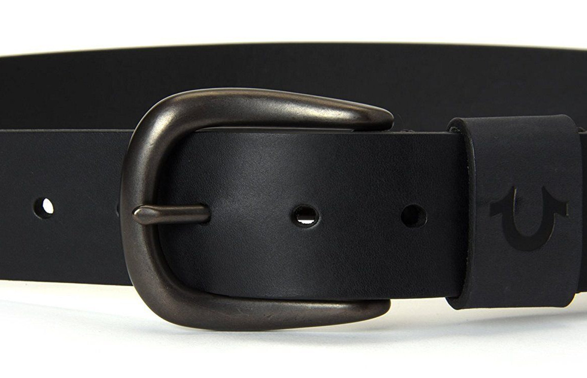 true religion ベルト True Religion Men's Perforated Leather Belt in Black | eBay