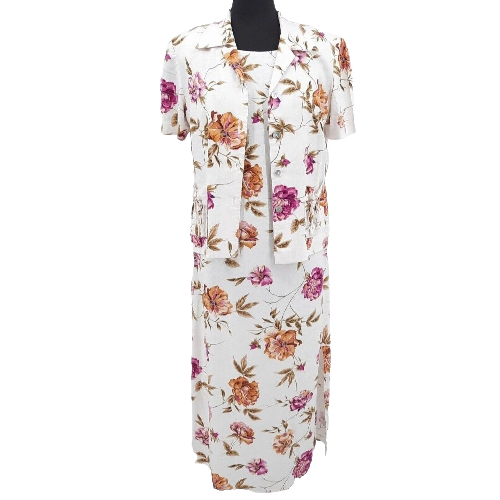 Mescla de linho Bainha Casual Vestidos femininos Vintage