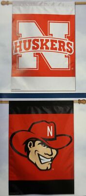 Wincraft NCAA Nebraska Cornhuskers Vertical Flag – 28x40" Officially Licensed Team Banner