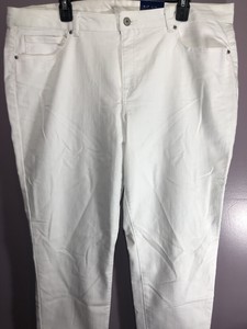 size 18 white jeans