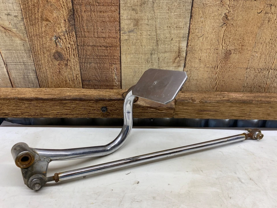 Kawasaki KZ1000 1989 89 Police KZ1000P OEM PEDAL DE FRENO PALANCA Y VARILLA Foto 4 de 4