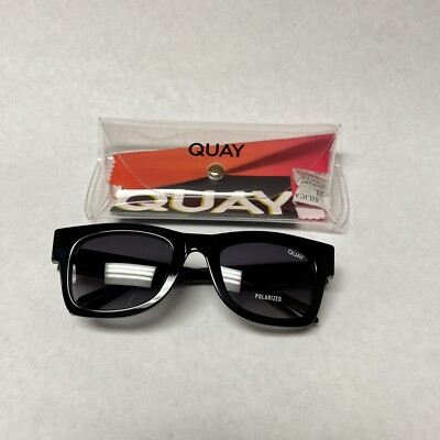 Quay Australia Makin Moves Sunglasses Black Smoke Polarized  display picture 1