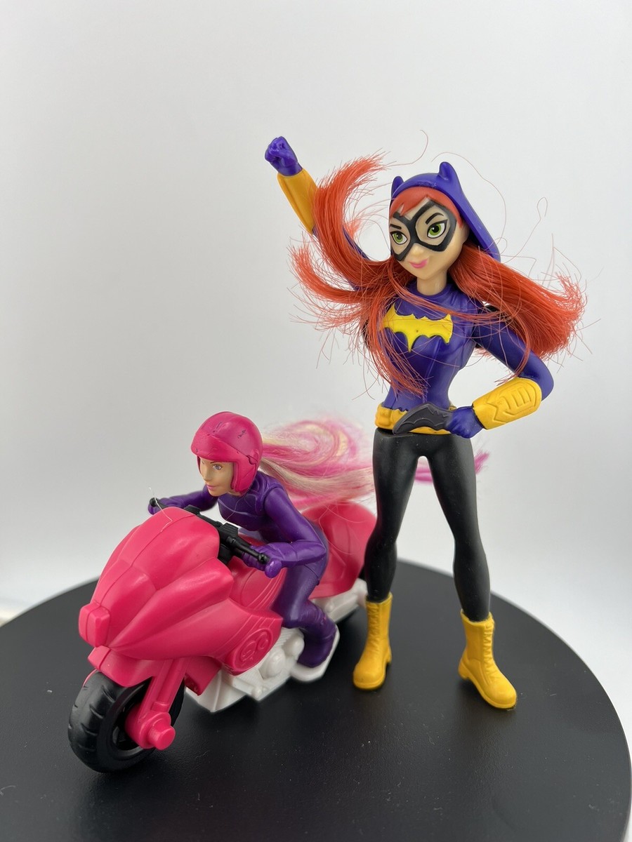 DC SUPERHERO GIRL 2016 BATMAN BAT-GIRL Barbie Bike 5.5'' ACTION