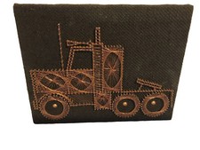 Copper Wire Wall Art - Semi Tractor