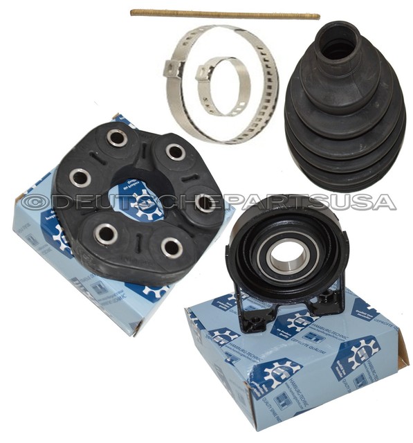 VW TOUAREG 5.0 TDI DRIVESHAFT CENTER SUPPORT BEARING FLEX DISC 6p 06 07